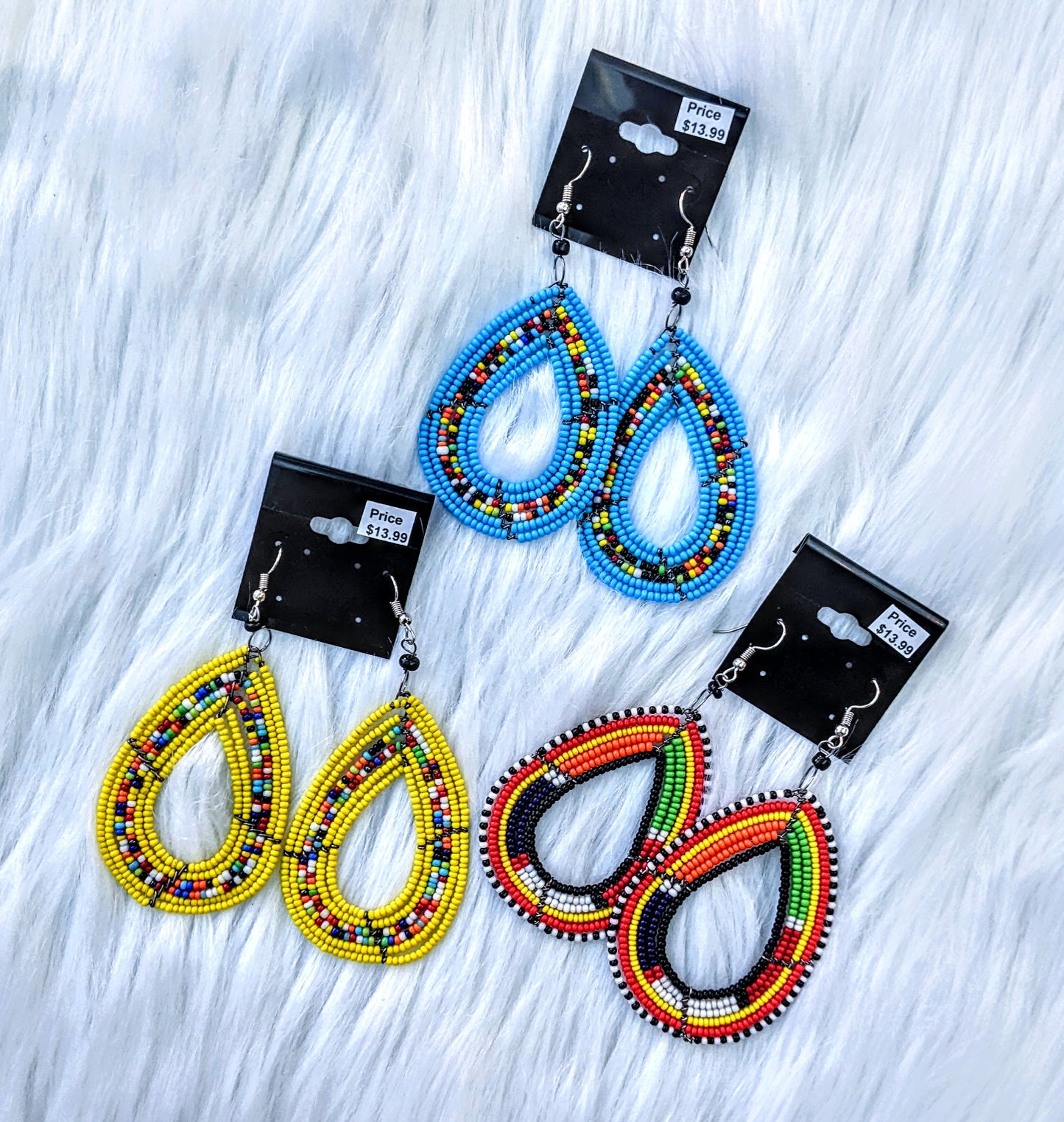 Eden Handmade Beaded Earrings (Made in Ghana)