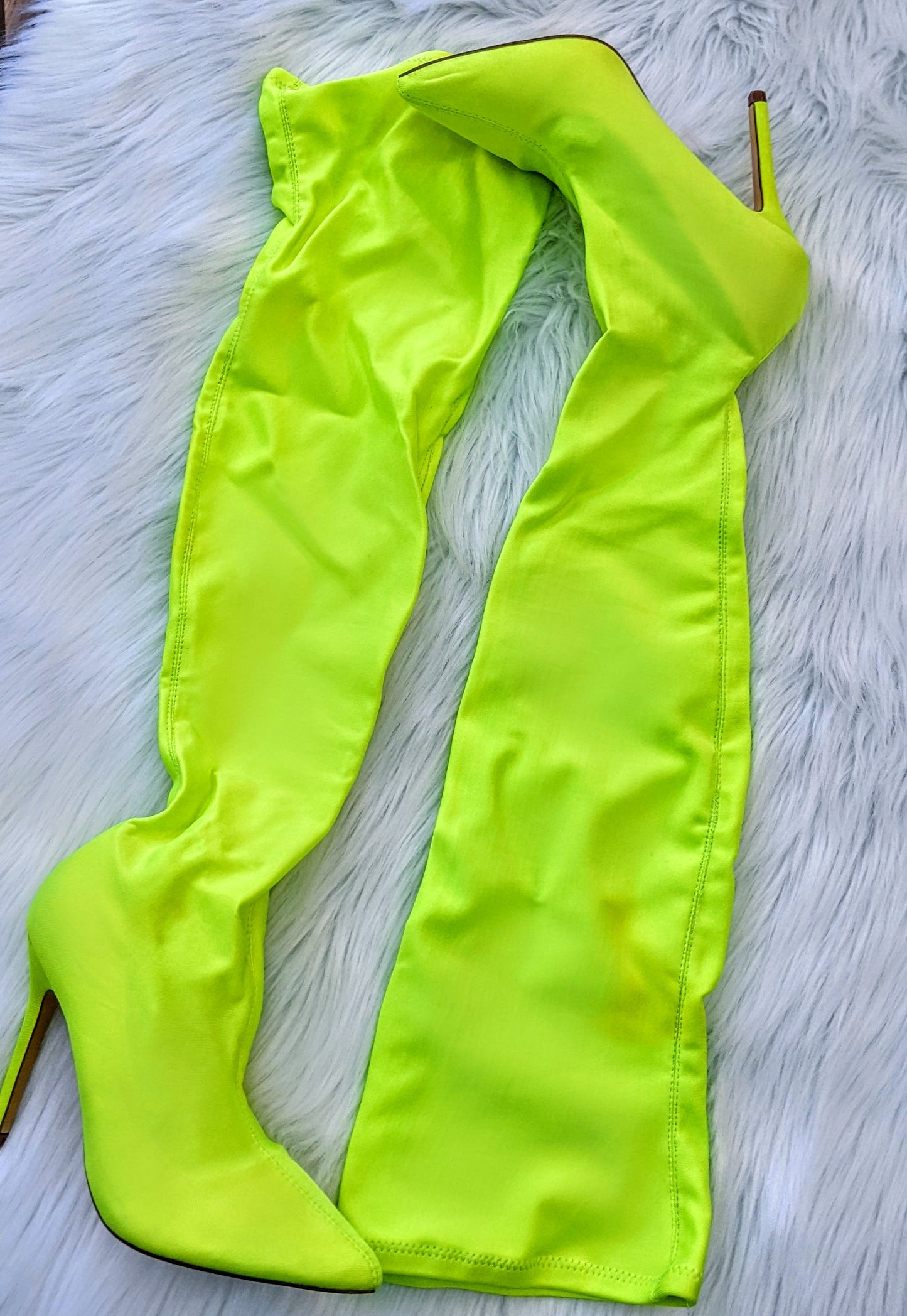 Neon Stretch ThighHigh Boots (Sale)