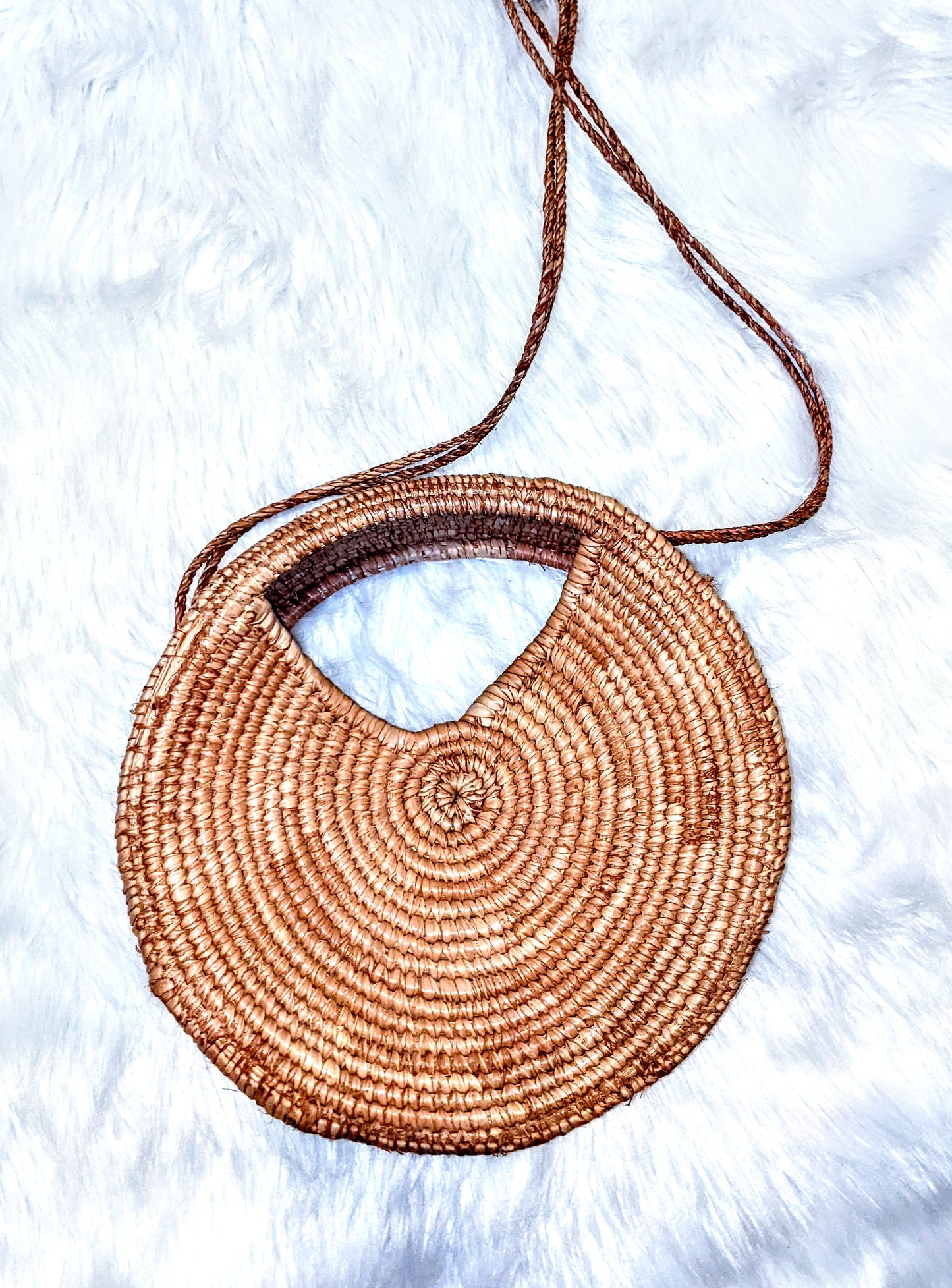 Handmade Round Woven Bag